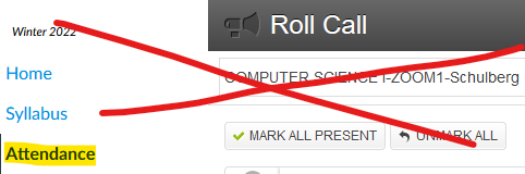 RollCall attendance does not connect to the Student Information System