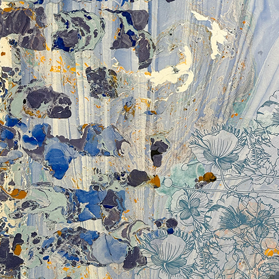Feves Gallery - Charlene Liu painting detail